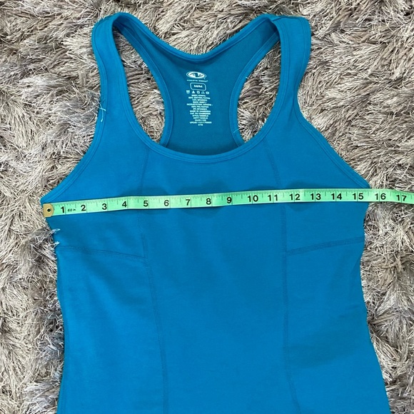 Athletic Works women turquoise blue pullover tank top. Size M. Pre-owned. - Picture 5 of 7